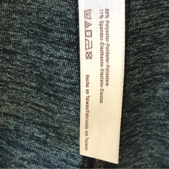 Free People Movement Green Heather Yoga Leggings Size Large - Picture 10 of 12